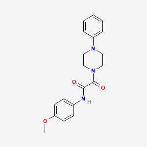 N-(4-Methoxyphenyl)-2-oxo-2-(4-phenylpiperazin-1-yl)acetamide