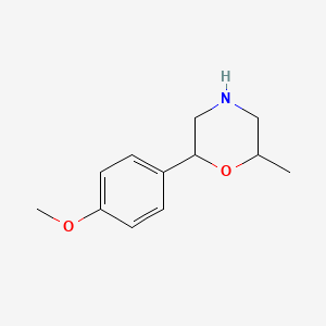 2-(4-Methoxyphenyl)-6-methylmorpholine