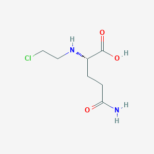 N~2~-(2-Chloroethyl)-L-glutamine