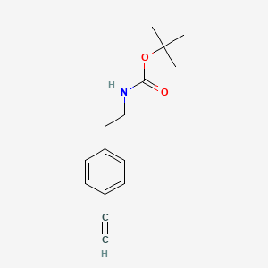 [2-(4-Ethynylphenyl)-ethyl]-carbamic acid tert-butyl ester