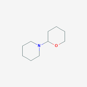 molecular formula C10H19NO B14749901 1-(Oxan-2-yl)piperidine CAS No. 2937-95-3