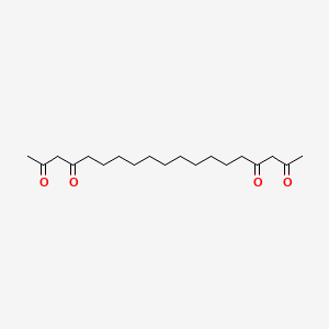 2,4,16,18-Nonadecanetetrone