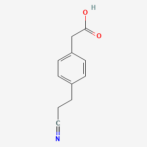 2-(4-(2-Cyanoethyl)phenyl)acetic acid