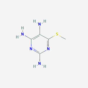 6-(Methylsulfanyl)pyrimidine-2,4,5-triamine