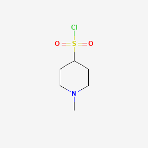 molecular formula C6H12ClNO2S B14750028 1-Methylpiperidine-4-sulfonyl chloride 