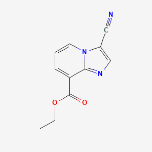 Ethyl 3-cyanoimidazo[1,2-a]pyridine-8-carboxylate