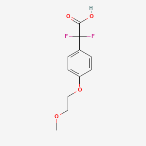 2,2-Difluoro-2-(4-(2-methoxyethoxy)phenyl)acetic acid