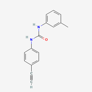 molecular formula C16H14N2O B1475024 1-(4-Ethynylphenyl)-3-(3-methylphenyl)urea CAS No. 1852556-47-8