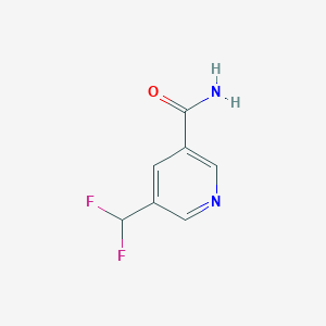 5-(Difluoromethyl)pyridine-3-carboxamide