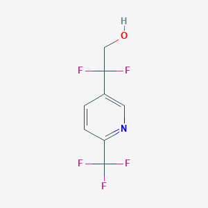 2,2-Difluoro-2-(6-(trifluoromethyl)pyridin-3-yl)ethanol
