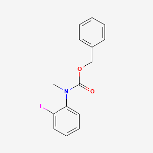 molecular formula C15H14INO2 B1475030 Benzyl 2-iodophenyl(methyl)carbamate CAS No. 1860876-40-9