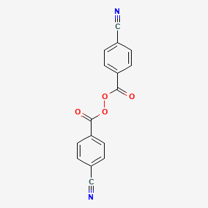 (4-Cyanobenzoyl) 4-cyanobenzenecarboperoxoate