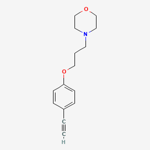 molecular formula C15H19NO2 B1475032 4-(3-(4-Ethynylphenoxy)propyl)morpholine CAS No. 1862229-37-5