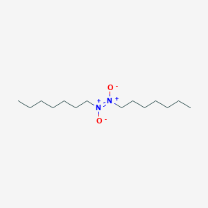 (E)-heptyl-[heptyl(oxido)azaniumylidene]-oxidoazanium