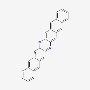 molecular formula C28H16N2 B14750338 2,17-diazaheptacyclo[16.12.0.03,16.05,14.07,12.020,29.022,27]triaconta-1,3,5,7,9,11,13,15,17,19,21,23,25,27,29-pentadecaene CAS No. 258-40-2