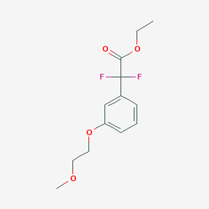 Ethyl 2,2-difluoro-2-(3-(2-methoxyethoxy)phenyl)acetate