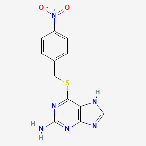 Purine, 2-amino-6-(p-nitrobenzylthio)-