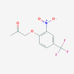 2-Propanone, 1-[2-nitro-4-(trifluoromethyl)phenoxy]-