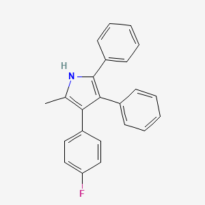 1H-Pyrrole, 3-(4-fluorophenyl)-2-methyl-4,5-diphenyl-