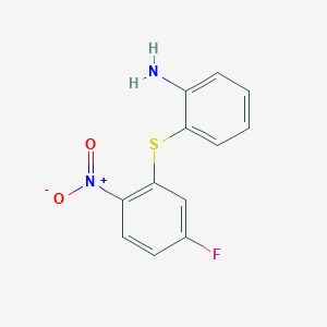 2-[(5-Fluoro-2-nitrophenyl)sulfanyl]aniline