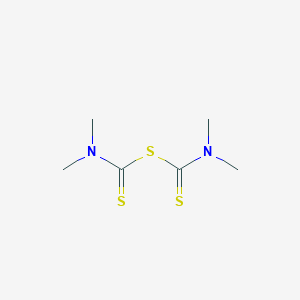 molecular formula C6H12N2S3 B147505 四甲基硫代氨基甲酸酯 CAS No. 97-74-5