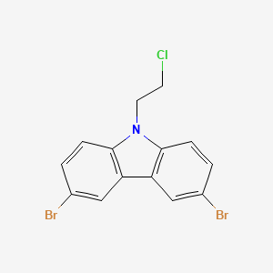 3,6-Dibromo-9-(2-chloroethyl)-9H-carbazole