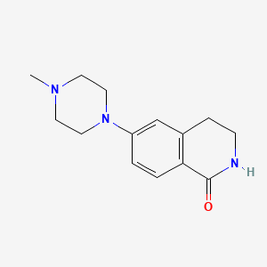 6-(4-methyl-1-piperazinyl)-3,4-dihydro-2H-isoquinolin-1-one