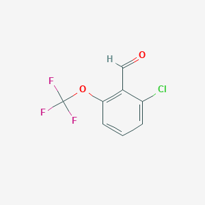 molecular formula C8H4ClF3O2 B1475052 2-Chloro-6-(trifluoromethoxy)benzaldehyde CAS No. 1261822-56-3