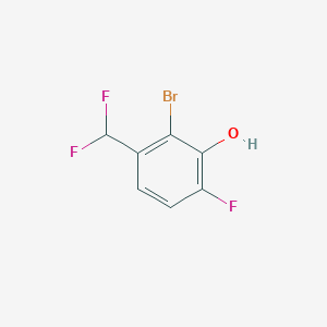 2-Bromo-3-(difluoromethyl)-6-fluorophenol