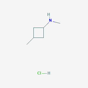 molecular formula C6H14ClN B1475059 N,3-Dimethylcyclobutanamine hydrochloride CAS No. 1445951-89-2