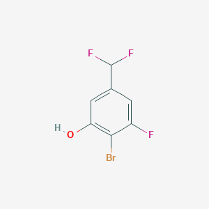 2-Bromo-5-(difluoromethyl)-3-fluorophenol
