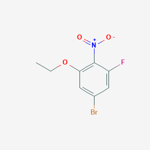 1-Bromo-3-ethoxy-5-fluoro-4-nitrobenzene