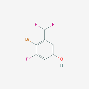4-Bromo-3-(difluoromethyl)-5-fluorophenol