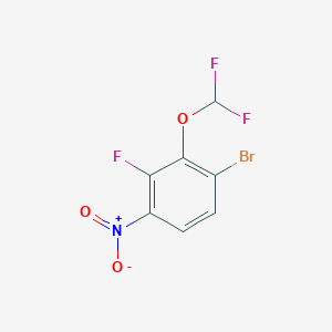 1-Bromo-2-difluoromethoxy-3-fluoro-4-nitrobenzene