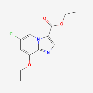 B1475095 Ethyl 6-chloro-8-ethoxyimidazo[1,2-a]pyridine-3-carboxylate CAS No. 2206608-08-2