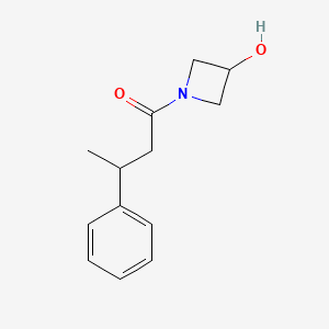 molecular formula C13H17NO2 B1475102 1-(3-Hydroxyazetidin-1-yl)-3-phenylbutan-1-one CAS No. 2072283-61-3