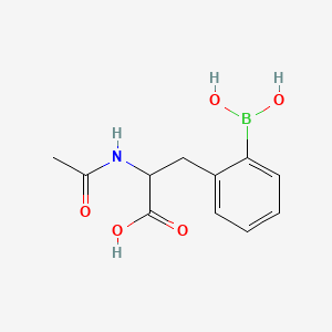 B14751048 N-Acetyl-3-(o-boronophenyl)alanine CAS No. 5115-46-8