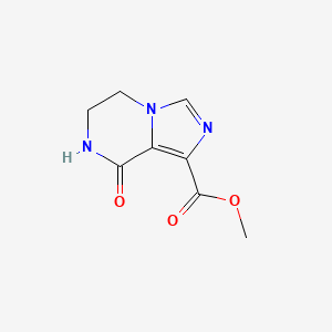 molecular formula C8H9N3O3 B1475114 8-氧代-5,6,7,8-四氢咪唑并[1,5-a]哒嗪-1-甲酸甲酯 CAS No. 1424939-61-6