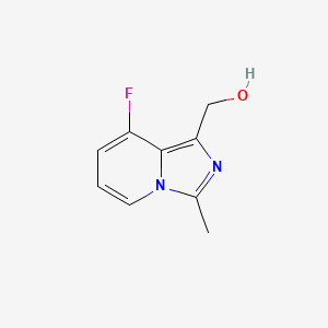 molecular formula C9H9FN2O B1475121 (8-Fluoro-3-methylimidazo[1,5-a]pyridin-1-yl)methanol CAS No. 1565481-83-5