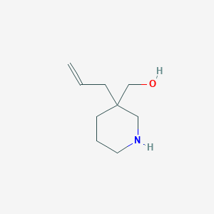 molecular formula C9H17NO B1475129 (3-Allyl-3-piperidinyl)methanol CAS No. 1424939-91-2