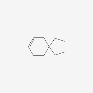 molecular formula C10H16 B14751434 Spiro[4.5]dec-7-ene CAS No. 1712-46-5