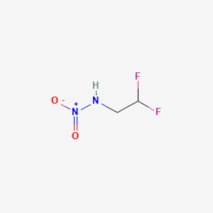 molecular formula C2H4F2N2O2 B14751435 N-(2,2-difluoroethyl)nitramide CAS No. 462-61-3