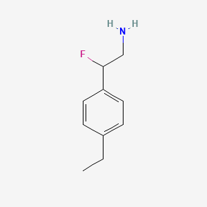 molecular formula C10H14FN B1475144 2-(4-Ethylphenyl)-2-fluoroethan-1-amine CAS No. 1566678-92-9