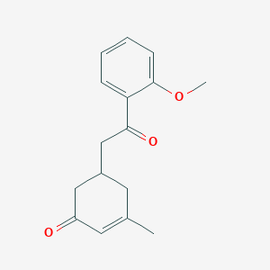 5-[2-(2-Methoxyphenyl)-2-oxoethyl]-3-methyl-2-cyclohexen-1-one