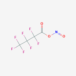 B14751550 2,2,3,3,4,4,4-Heptafluorobutanoyl nitrite CAS No. 663-25-2