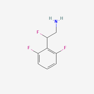 2-(2,6-Difluorophenyl)-2-fluoroethan-1-amine