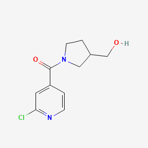 molecular formula C11H13ClN2O2 B1475162 [1-(2-氯吡啶-4-羰基)吡咯烷-3-基]甲醇 CAS No. 1565574-97-1