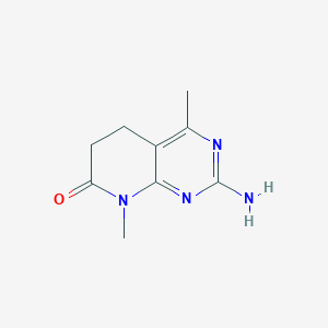 2-Amino-4,8-dimethyl-5,8-dihydropyrido[2,3-d]pyrimidin-7(6h)-one