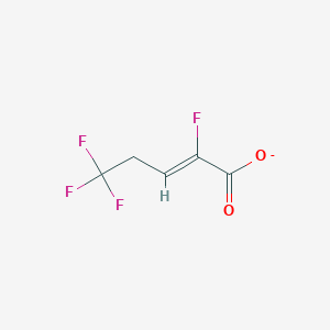 (Z)-2,5,5,5-tetrafluoro-2-pentenoate