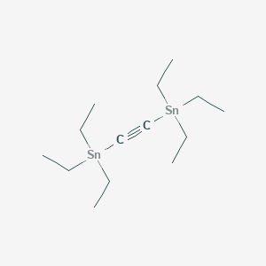 molecular formula C14H30Sn2 B14751661 Bis(triethylstannyl)acetylene CAS No. 994-99-0